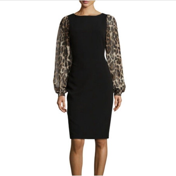 Badgley Mischka Black Dress size 12 - Picture 1 of 8